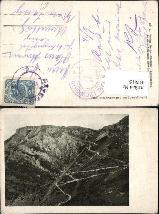 342815,Rax Schlangenweg m. Karl Ludwig-Haus Berghütte b. Reichenau