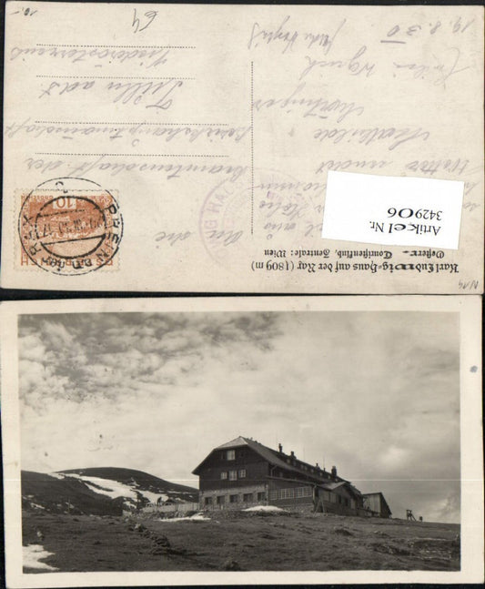 342906,Rax Karl Ludwig-Haus Berghütte b. Prein Reichenau