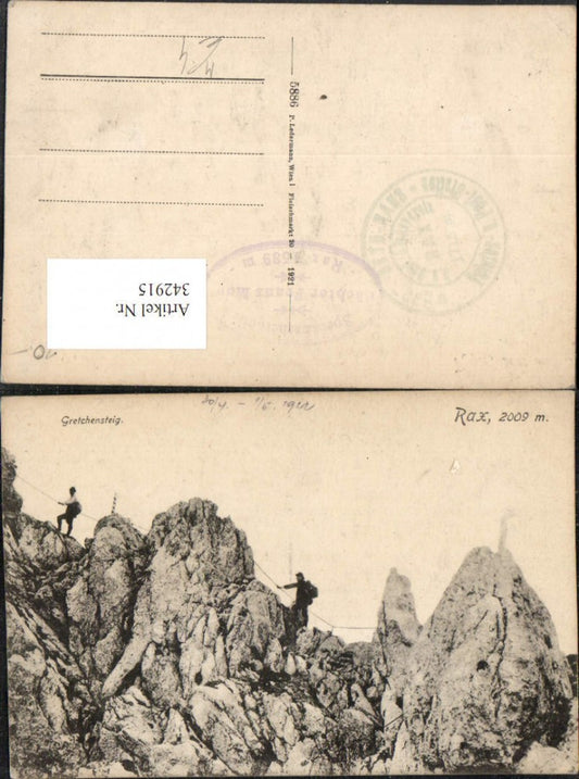342915,Rax Gretchensteig b. Reichenau Kletterer Bergsteiger