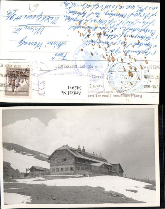 342971,Raxalpe Karl Ludwig-Haus Berghütte b. Prein Reichenau
