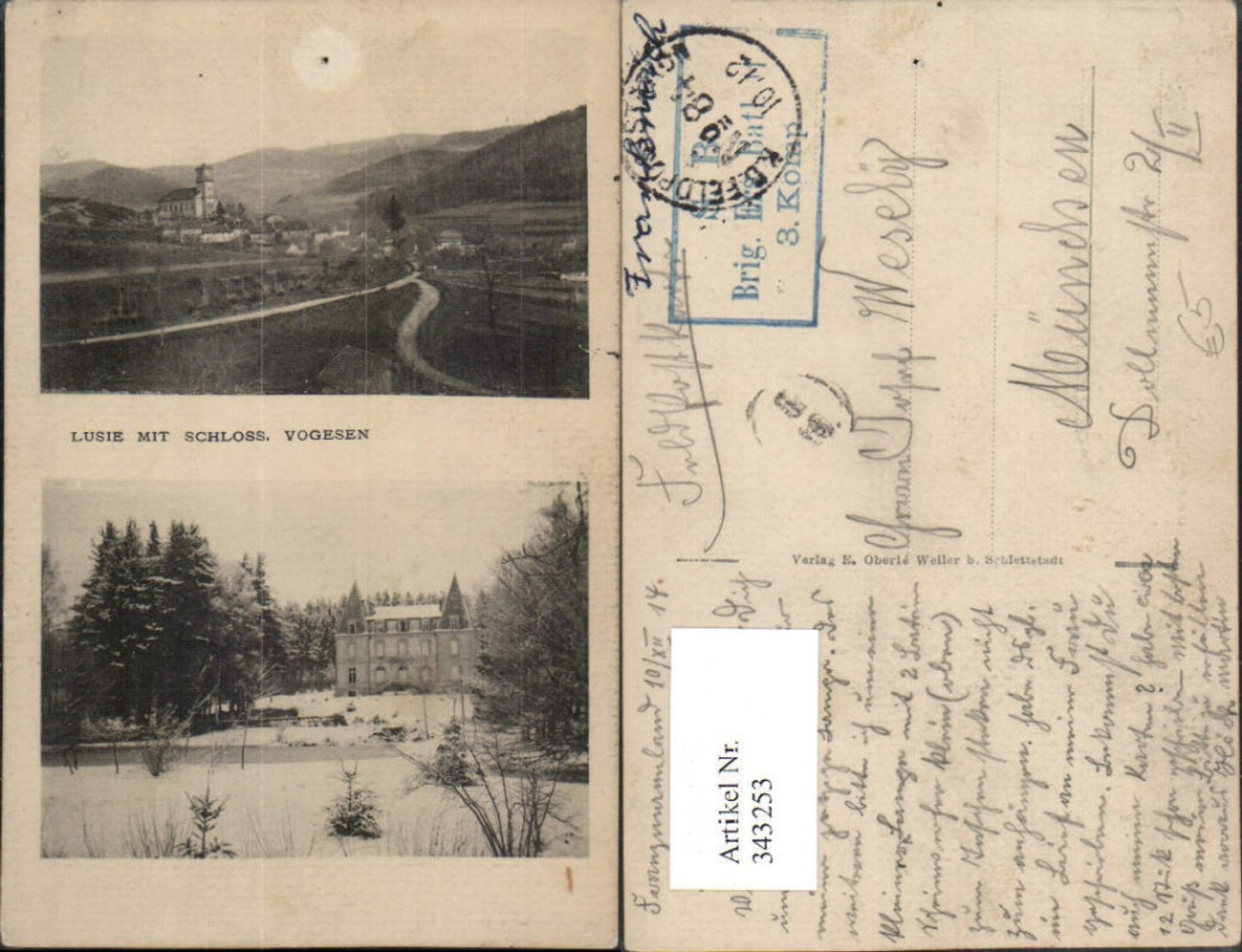 Alte Ansichtskarte – Old Postcard