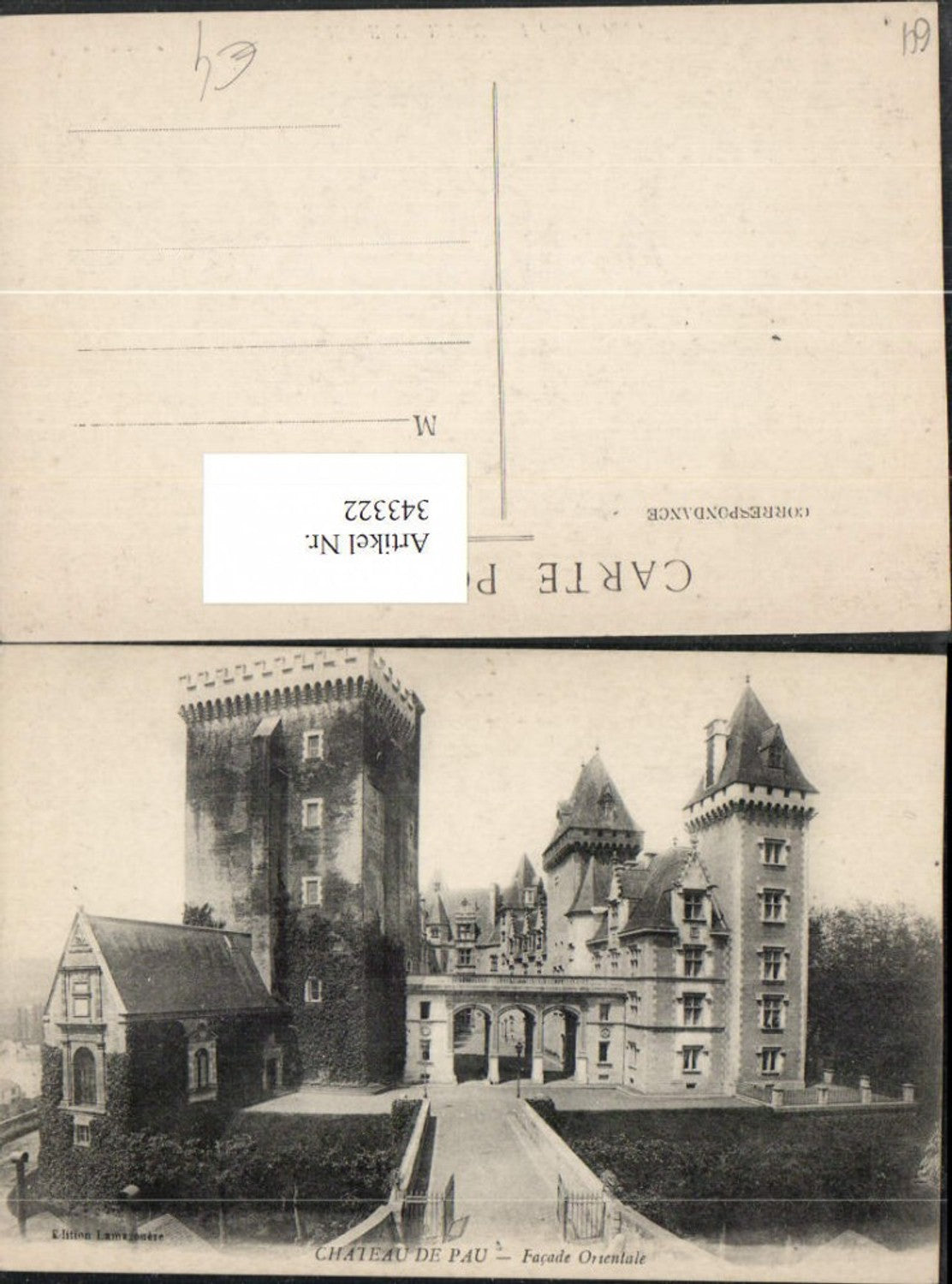 343322,Aquitanien Pyrenees-Atlantiques Chateau de Pau Schloss