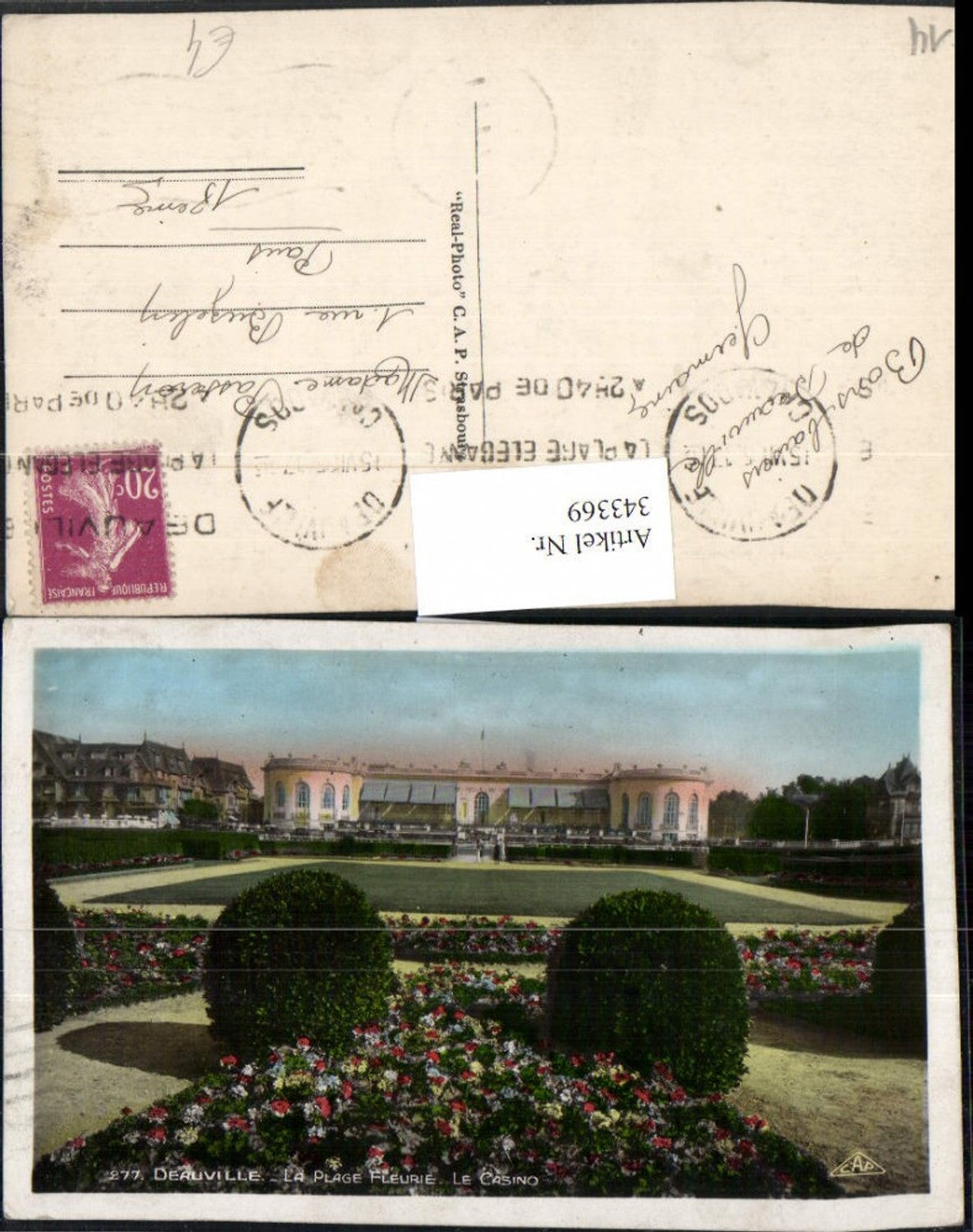 343369,Basse-Normandie Calvados Deauville Plage Fleurie Le Casino