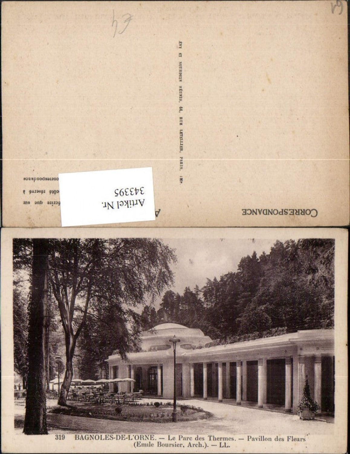 343395,Basse-Normandie Orne Bagnoles-de-l'Orne Le Parc des Thermes Pavillon des Fleurs
