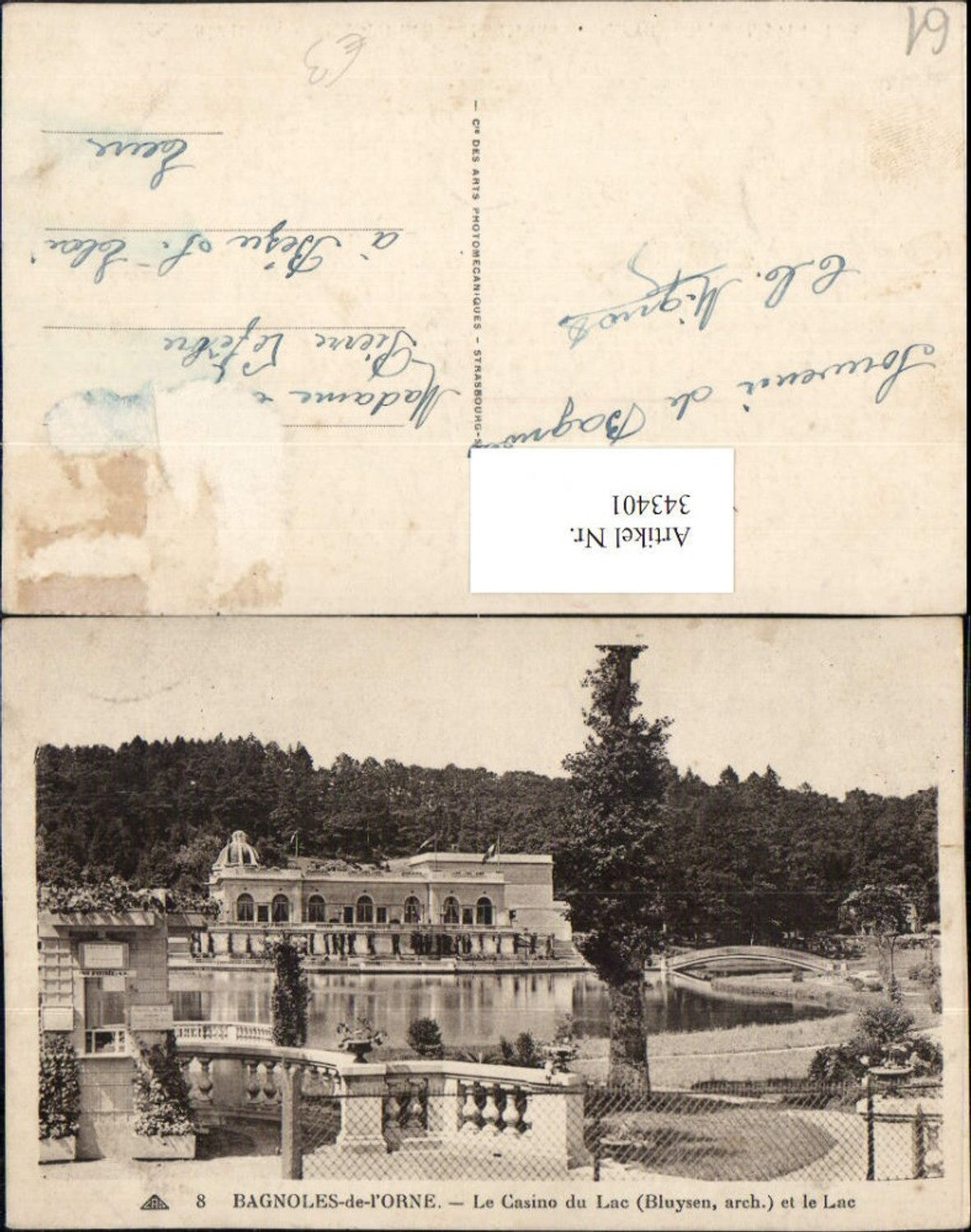 343401,Basse-Normandie Orne Bagnoles-de-l'Orne Le Casino du Lac