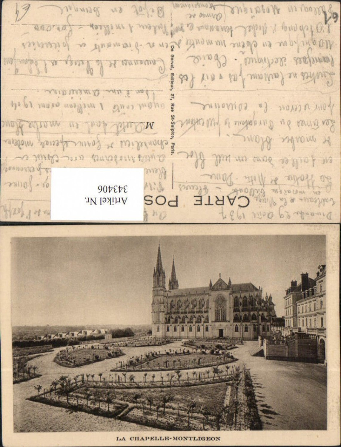 343406,Basse-Normandie Orne La Chapelle Montligeon Kirche