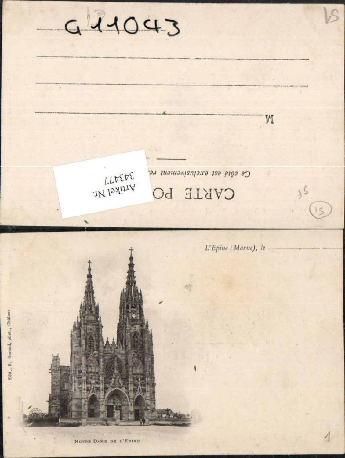 343477,Champagne-Ardenne Marne L'Epine Notre Dame Kirche