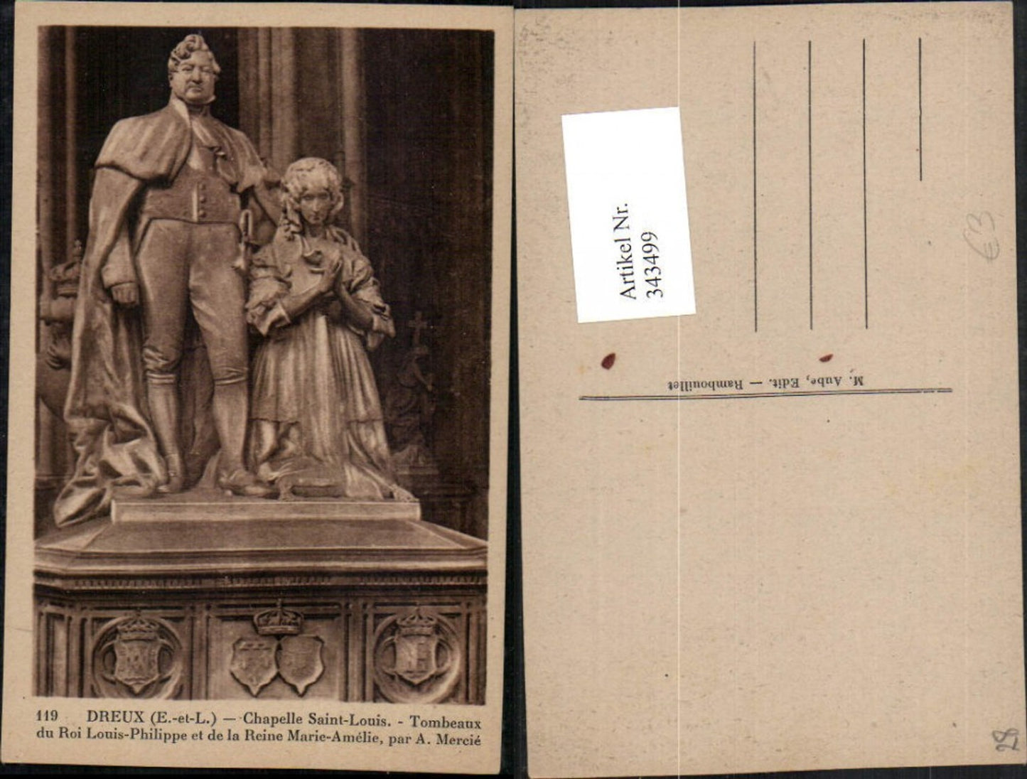 343499,Centre Eure-et-Loir Dreux Chapelle Saint-Louis Tombeaux Roi Louis-Philippe Marie-Amelie