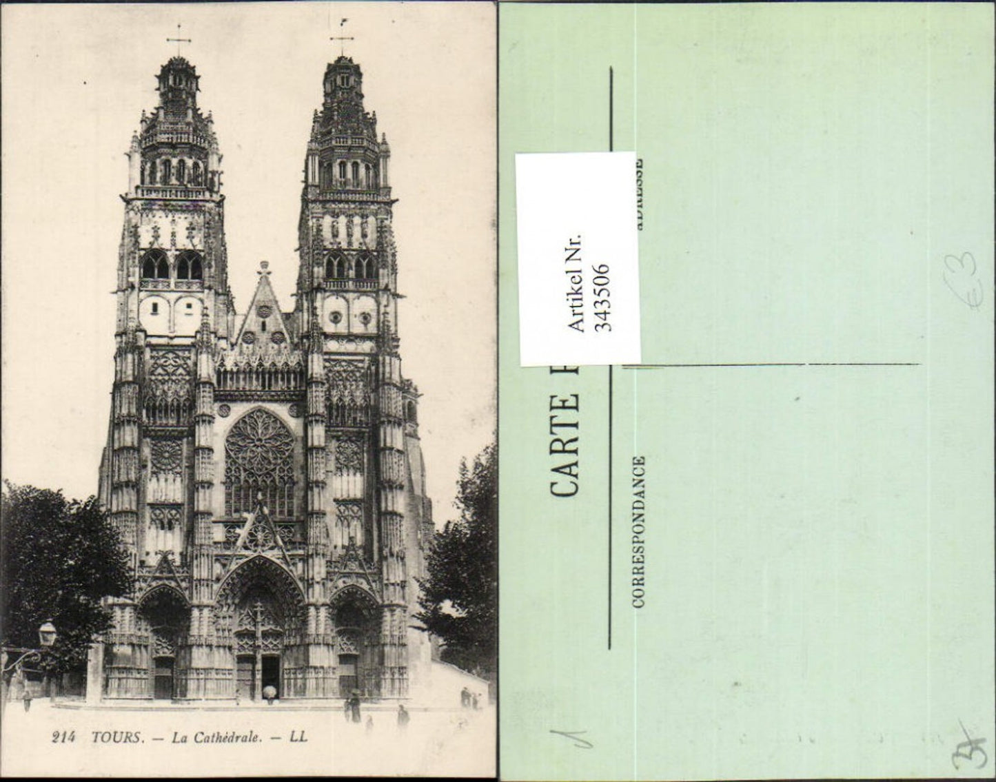 343506,Centre Indre-et-Loire Tours La Cathedrale Kirche