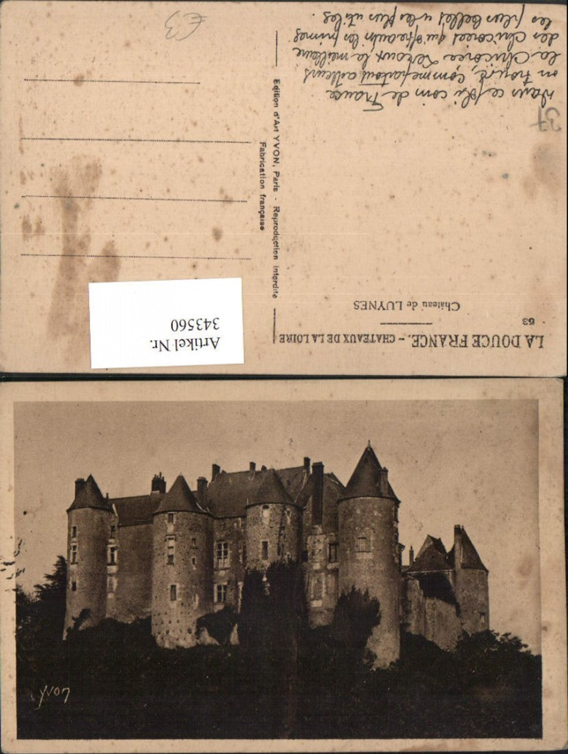343560,Centre Indre-et-Loire Chateau de Luynes Castle