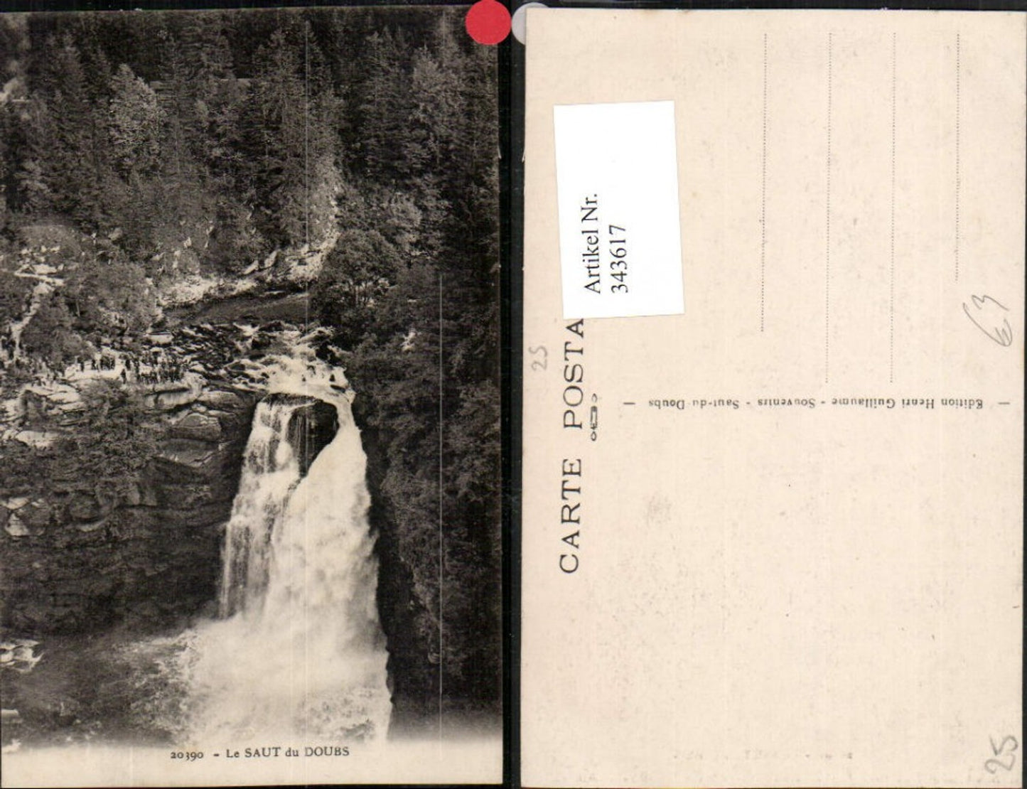 343617,Franche-Comte Doubs Le Saut du Doubs Wasserfall