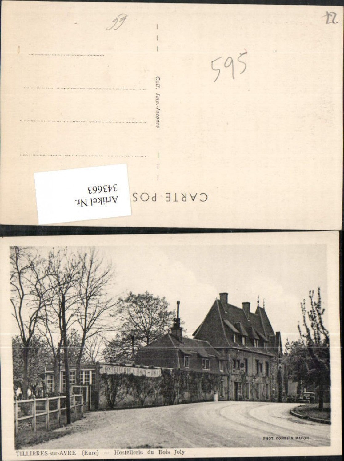 343663,Haute-Normandie Eure Tillieres-sur-Avre Hostellerie du Bois Joly