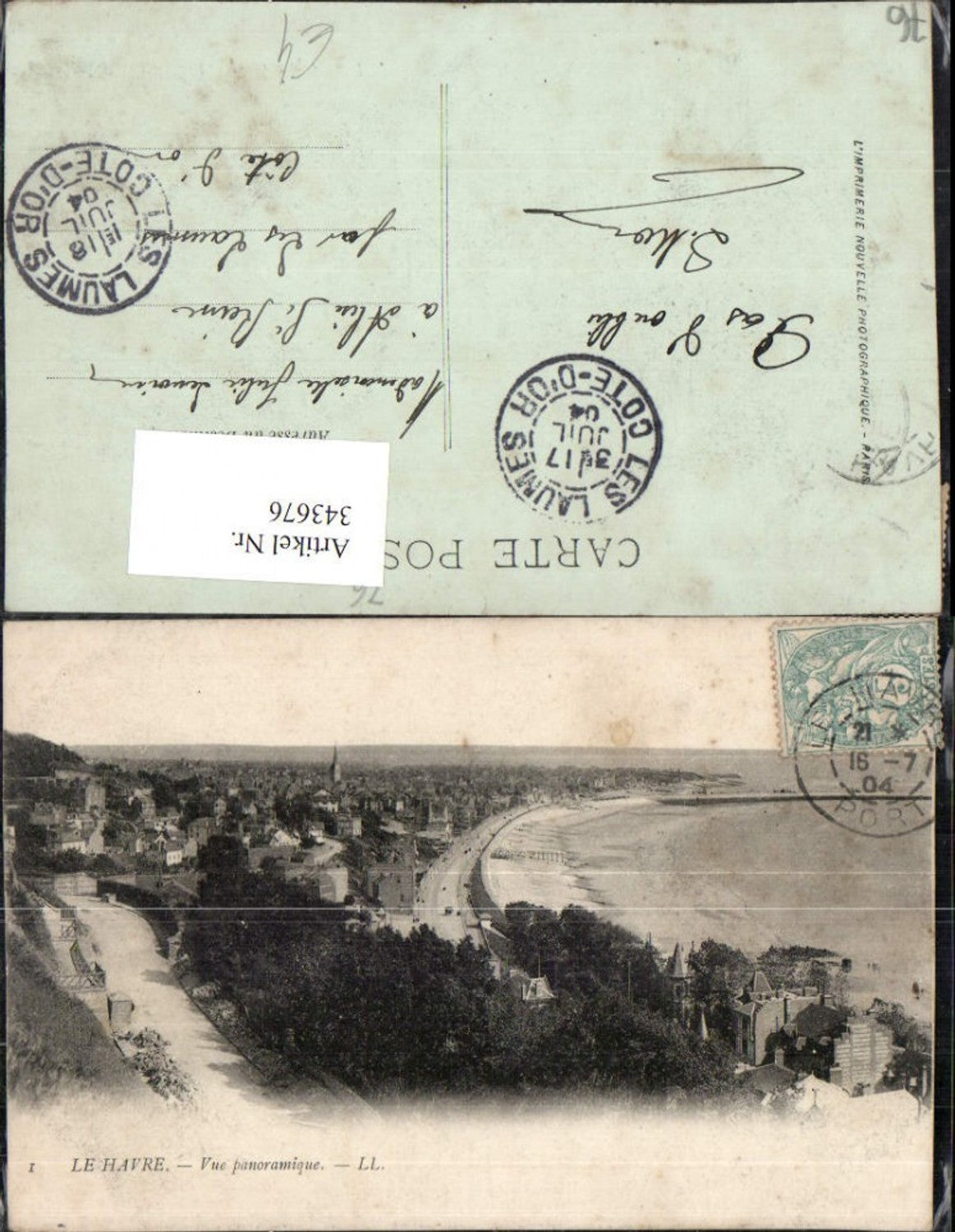 343676,Haute-Normandie Seine-Maritime Le Havre Vue panoramique Totale