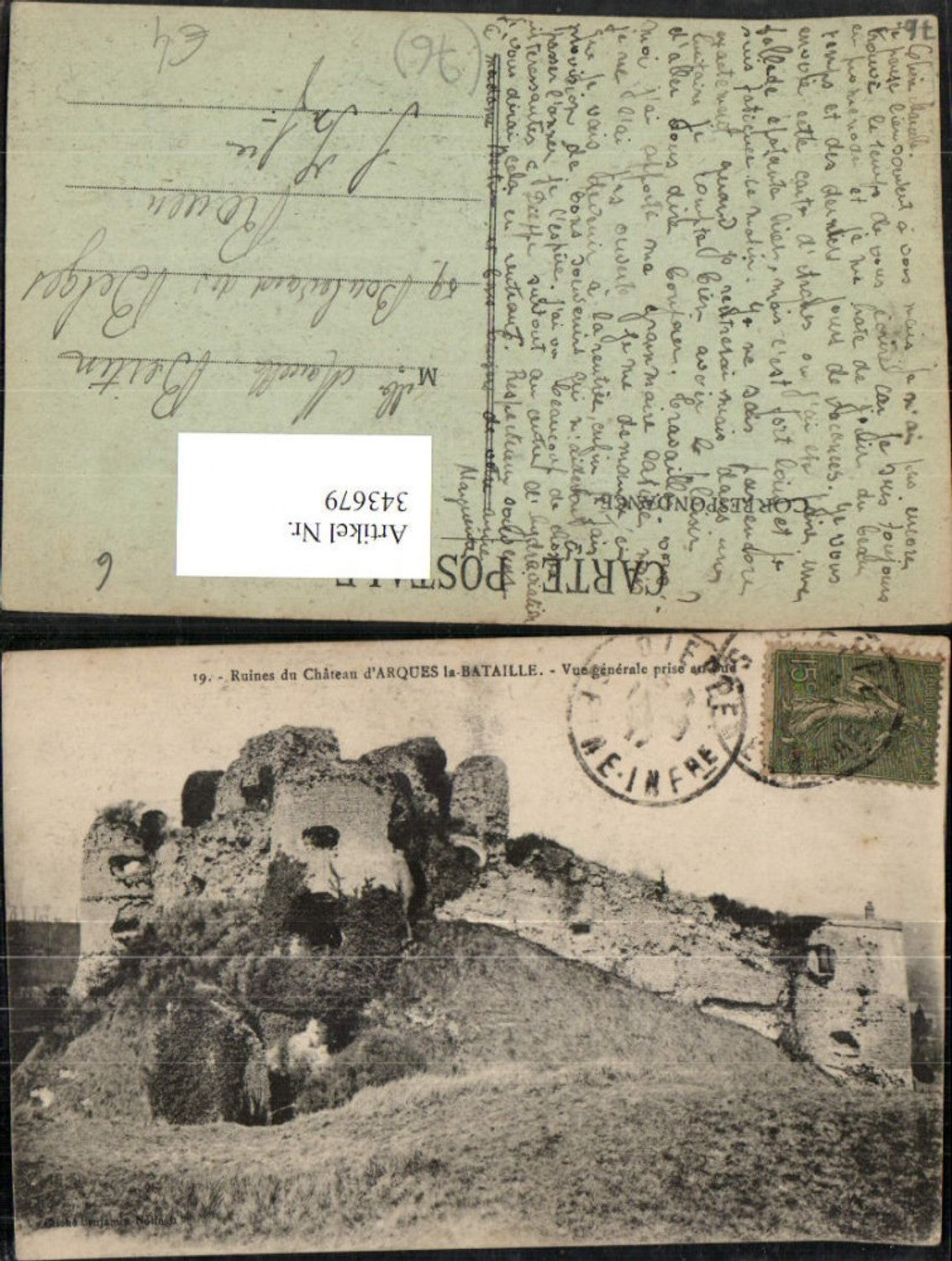 343679,Haute-Normandie Seine-Maritime Ruines du Chateau d'Arques la Bataille Schlossruine