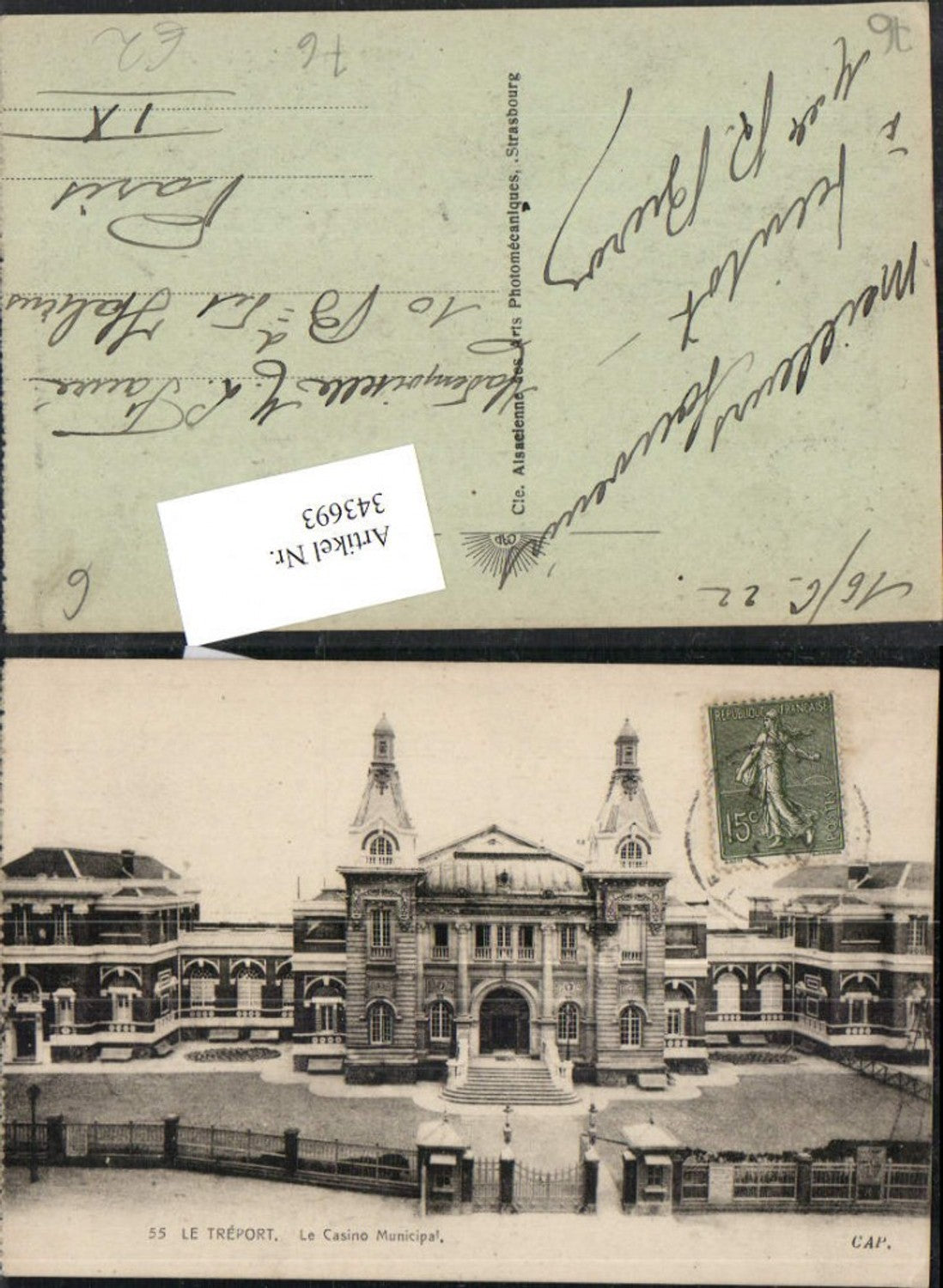 343693,Haute-Normandie Seine-Maritime Le Treport Le Casino Municipal