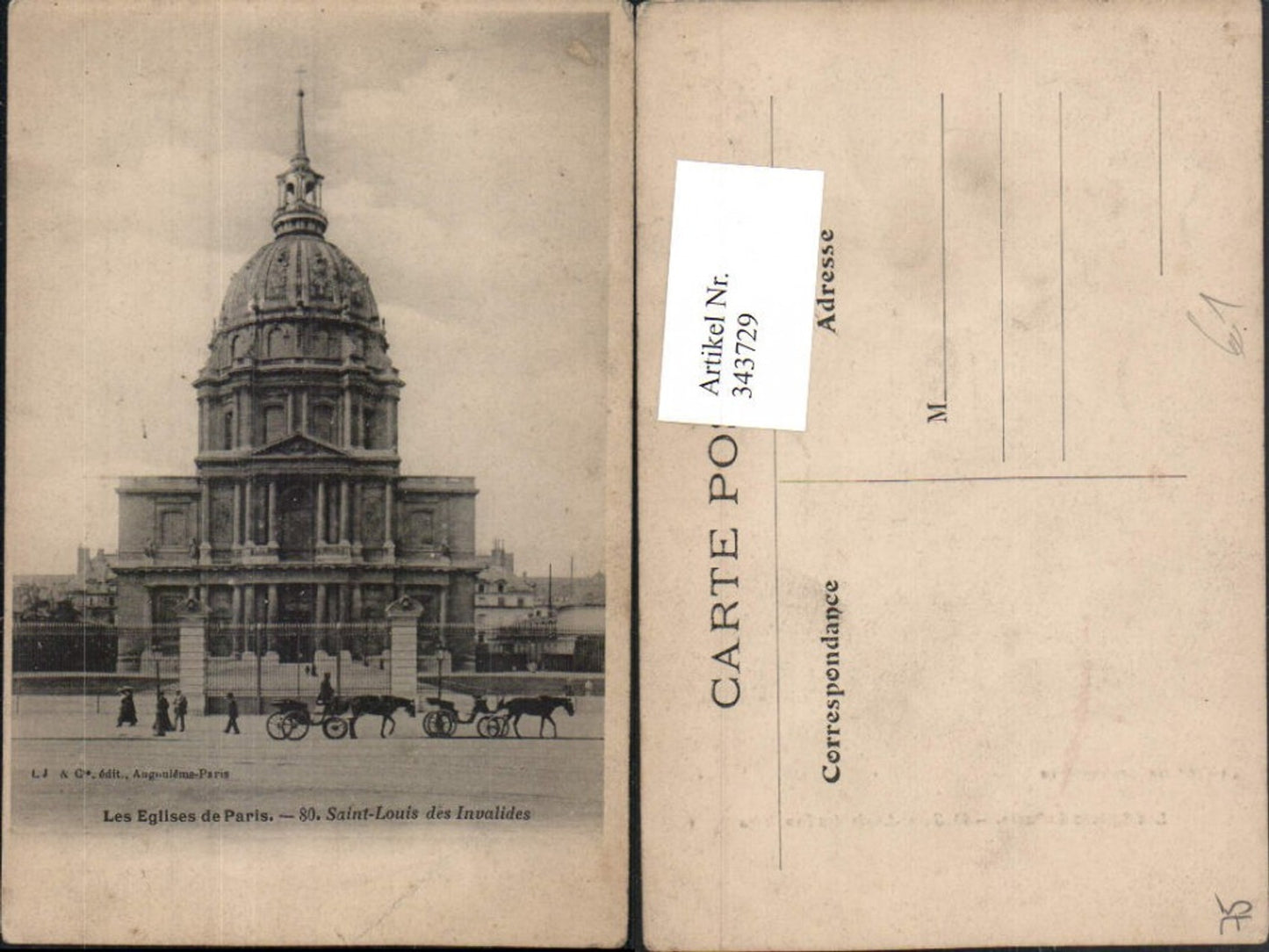 343729,Ile-de-France Paris Eglise Saint-Louis des Invalides Kirche