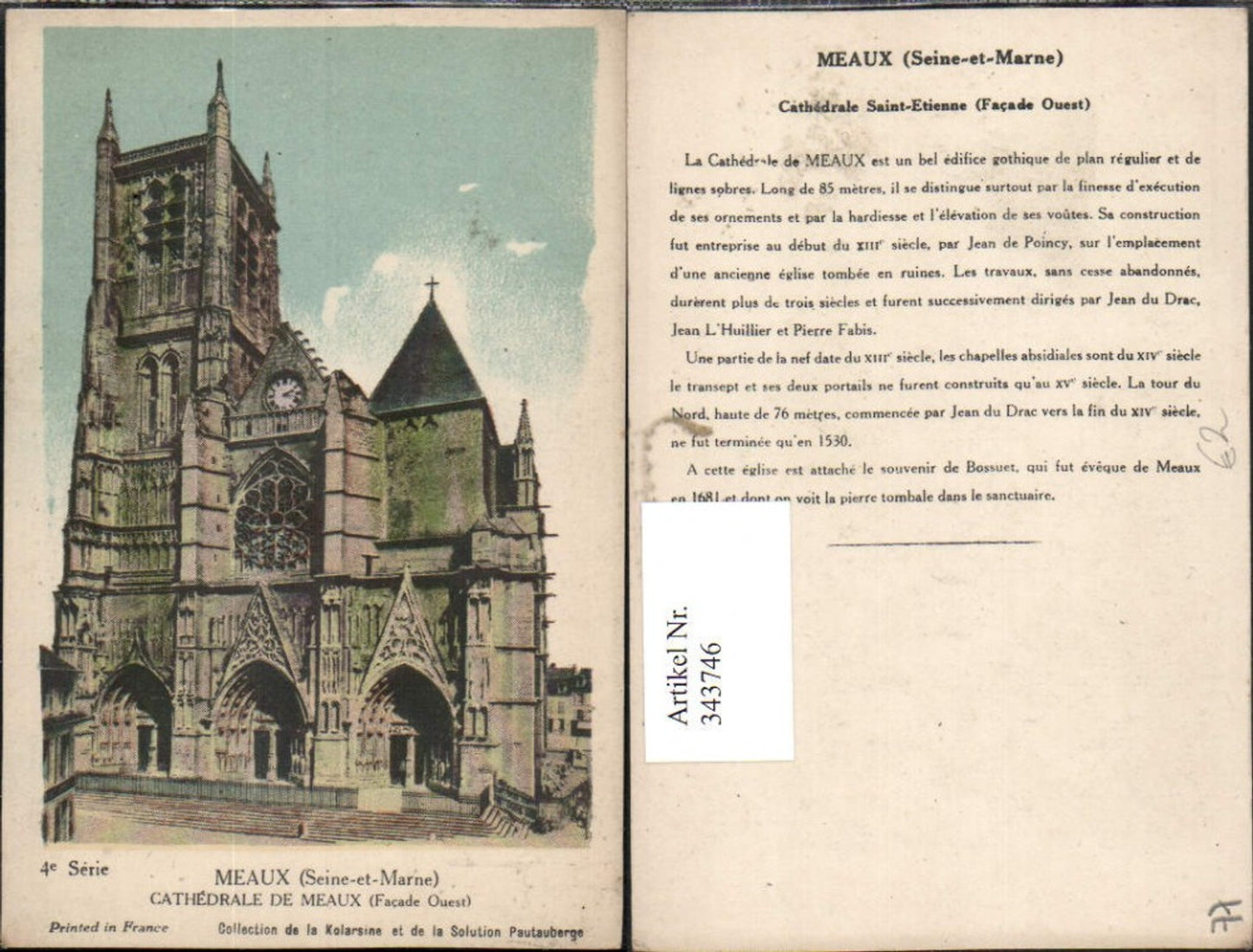 343746,Ile-de-France Seine-et-Marne Meaux Cathedrale de Meaux Kirche