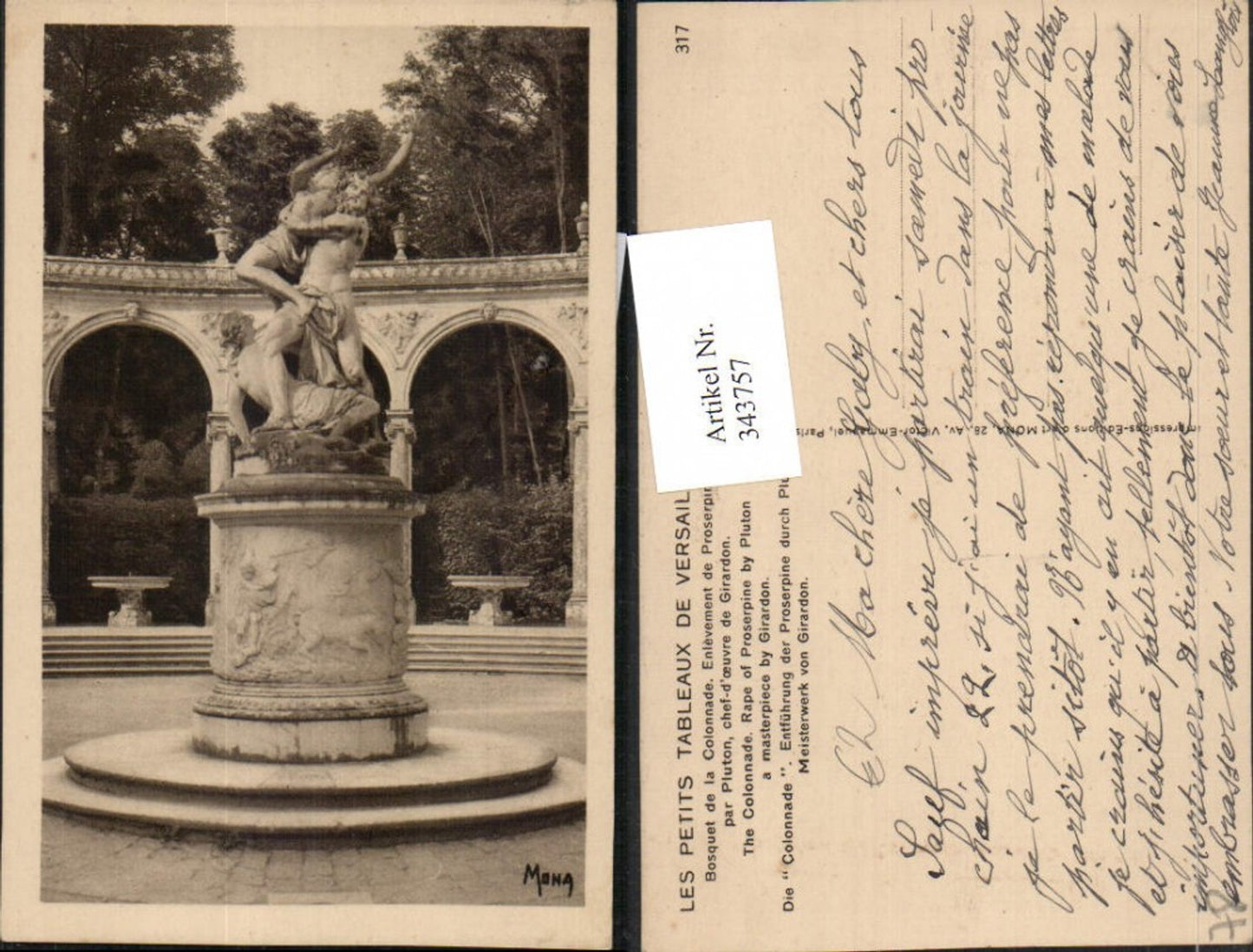 343757,Ile-de-France Yvelines Versailles Bosquet de la Colonnade Statue