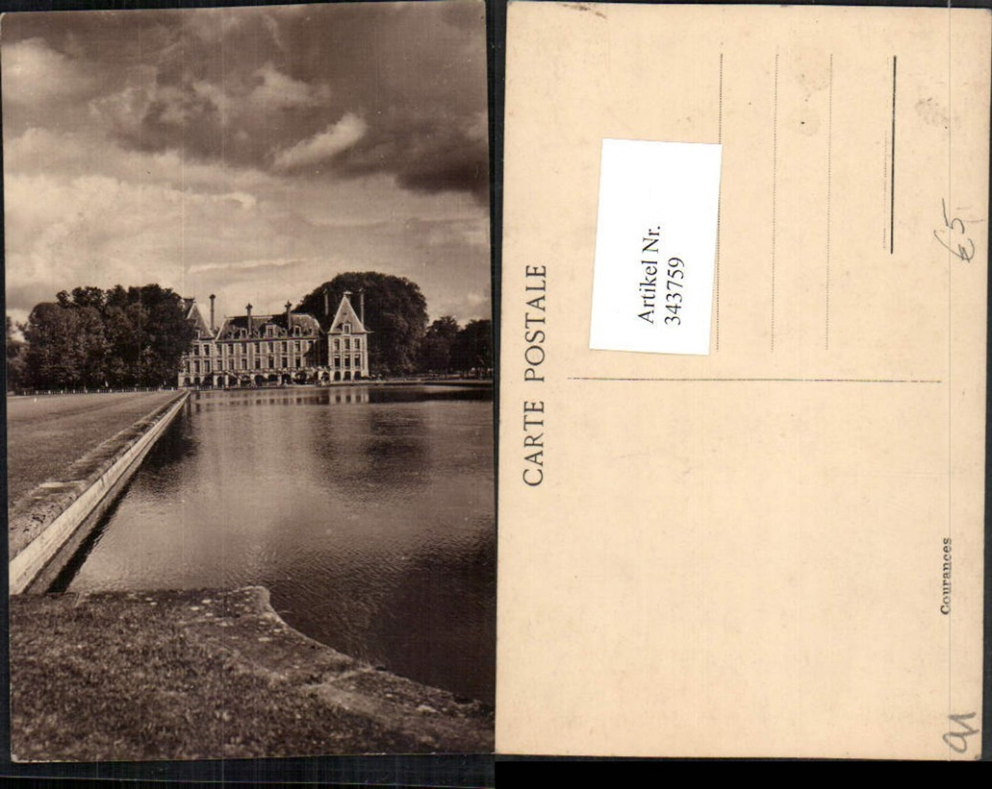 343759,Ile-de-France Essonne Courances Schloss