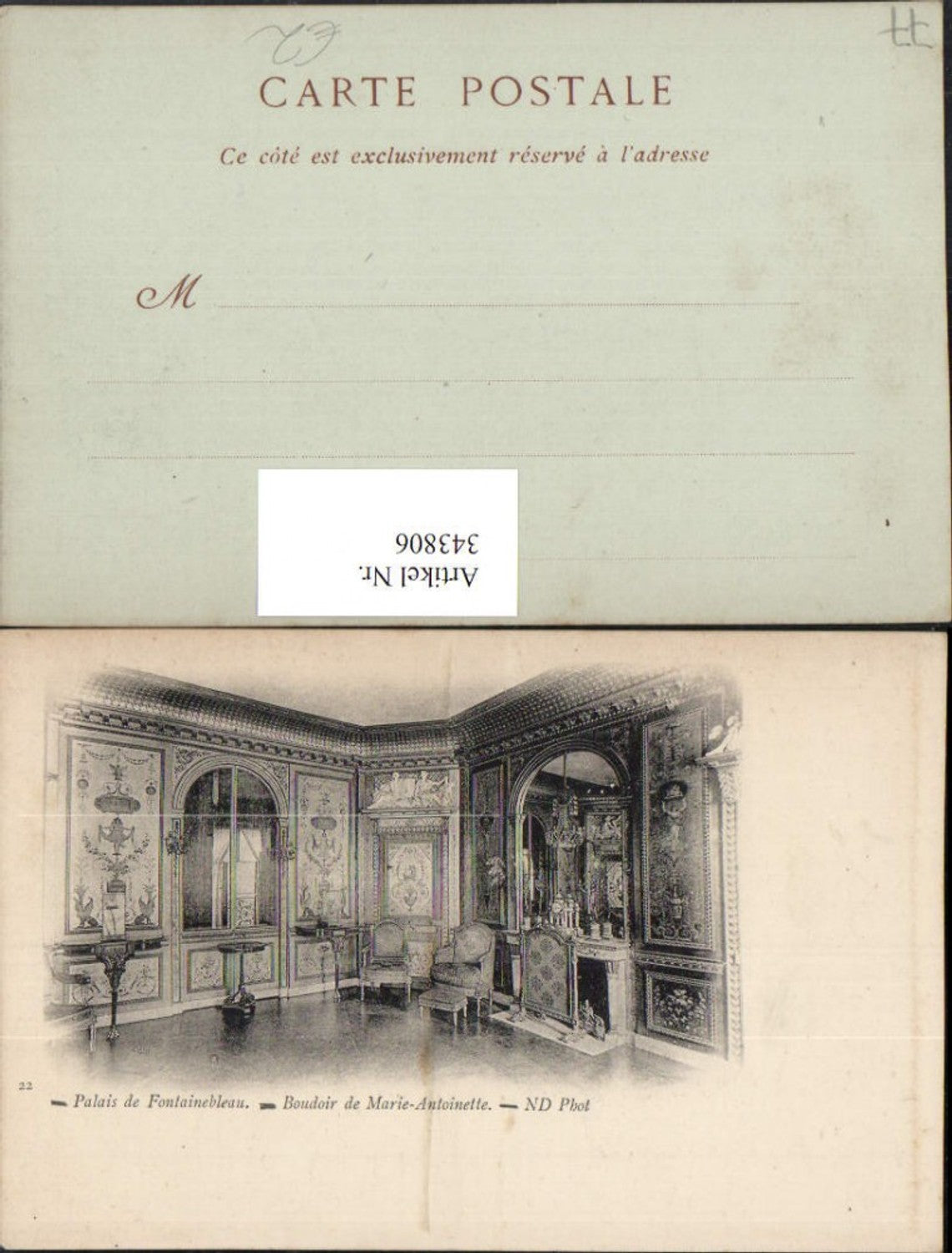 343806,Ile-de-France Seine-et-Marne Palais de Fontainebleau Boudoir de Marie-Antoinette