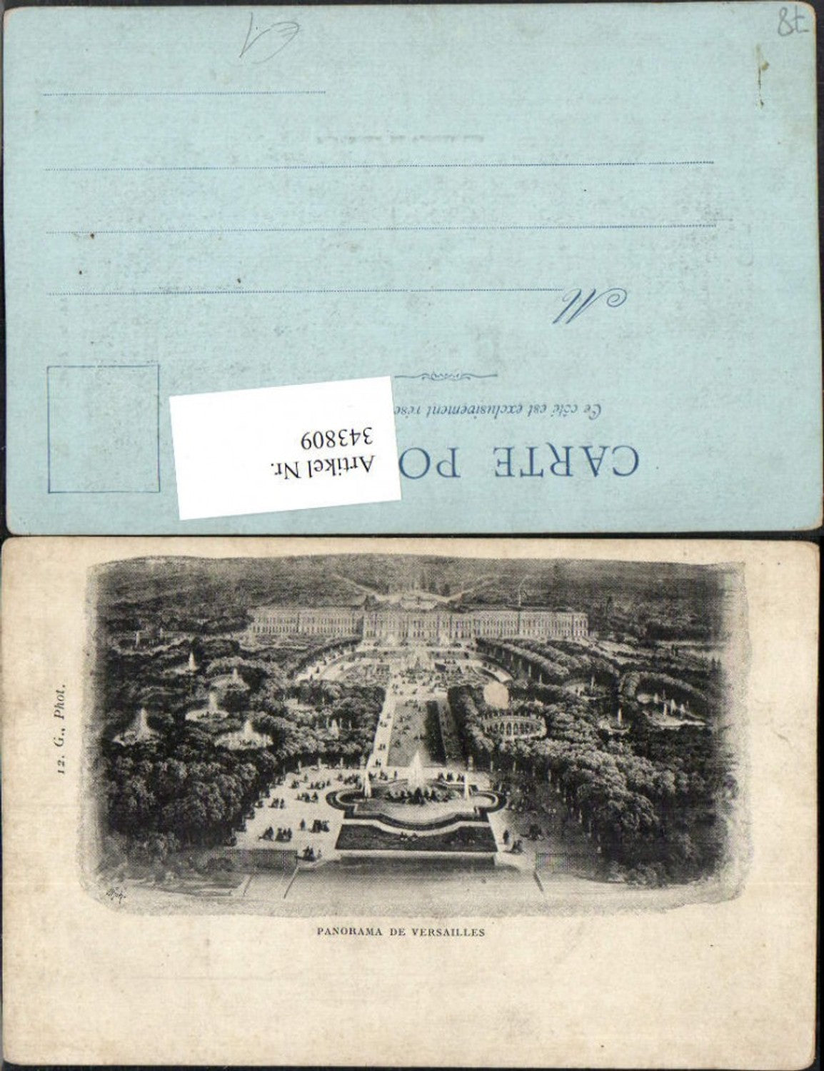 343809,Ile-de-France Yvelines Panorama de Versailles Schloss