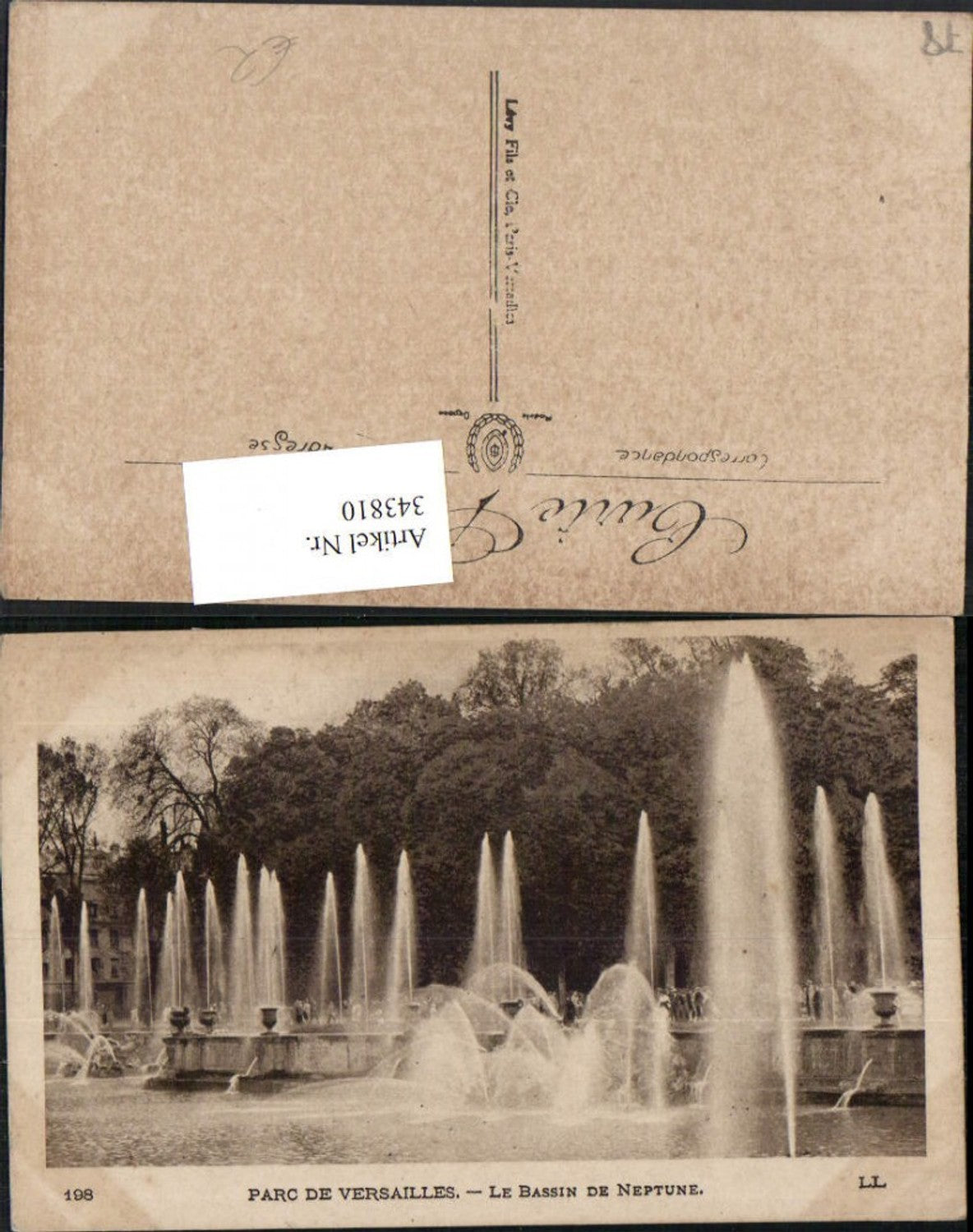 343810,Ile-de-France Yvelines Parc de Versailles Le Bassin de Neptune Wasserspiel