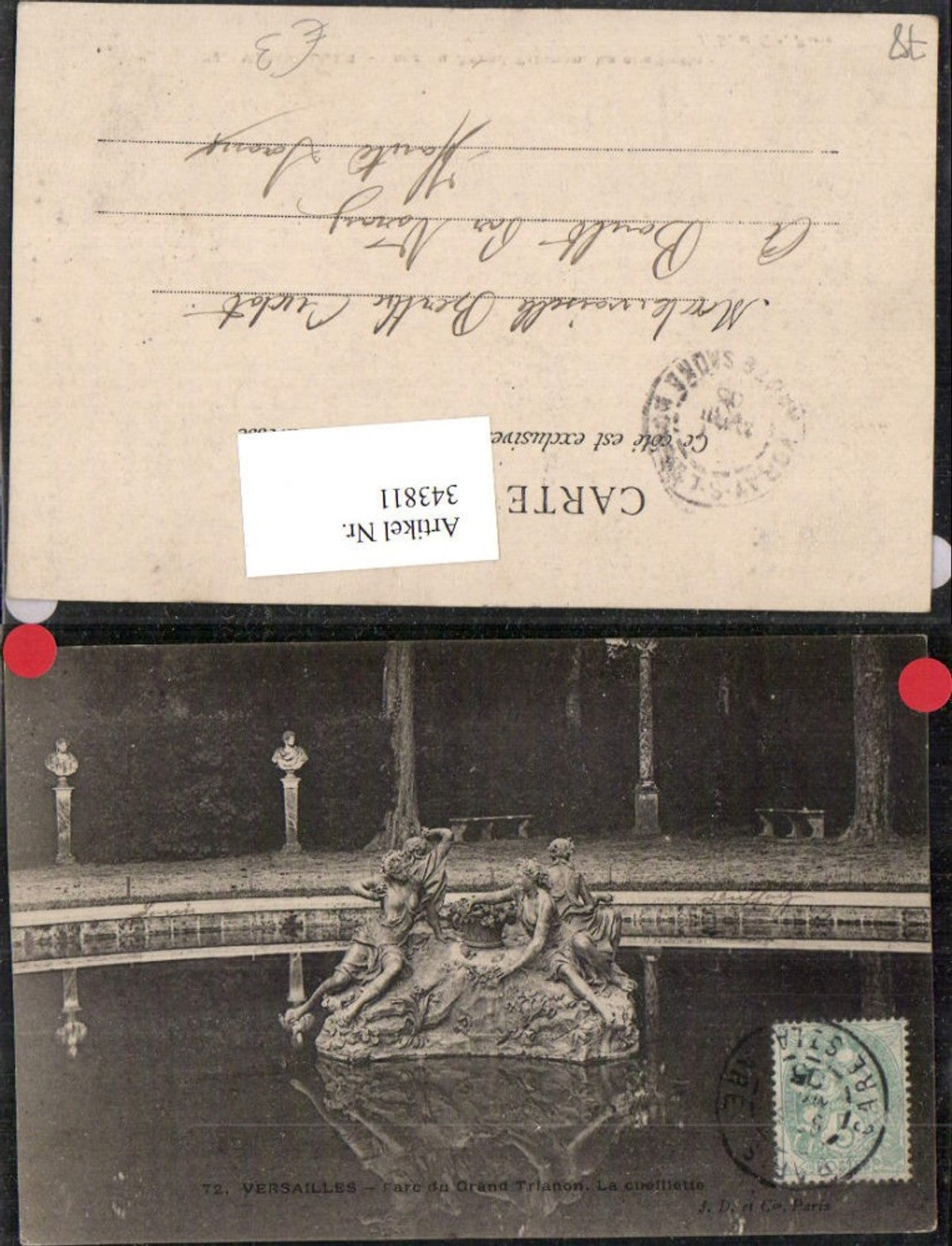 343811,Ile-de-France Yvelines Versailles Parc du Grand Trianon Brunnenfiguren