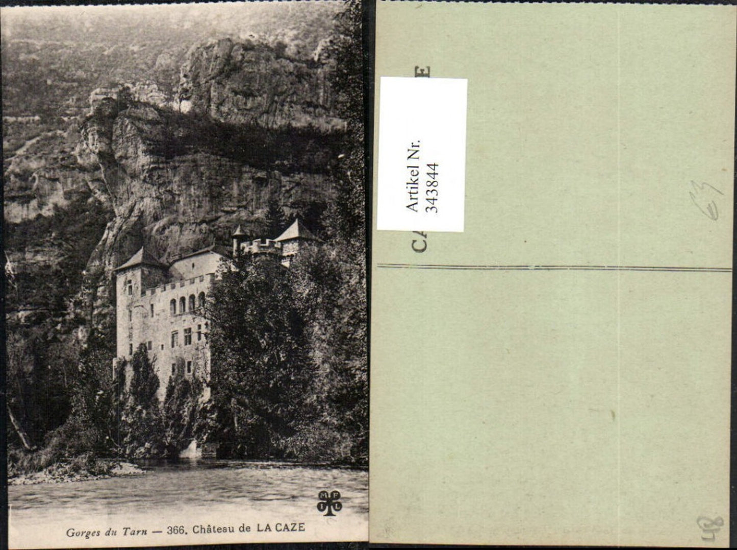 343844,Languedoc-Roussillon Lozere Chateau de La Caze Schloss