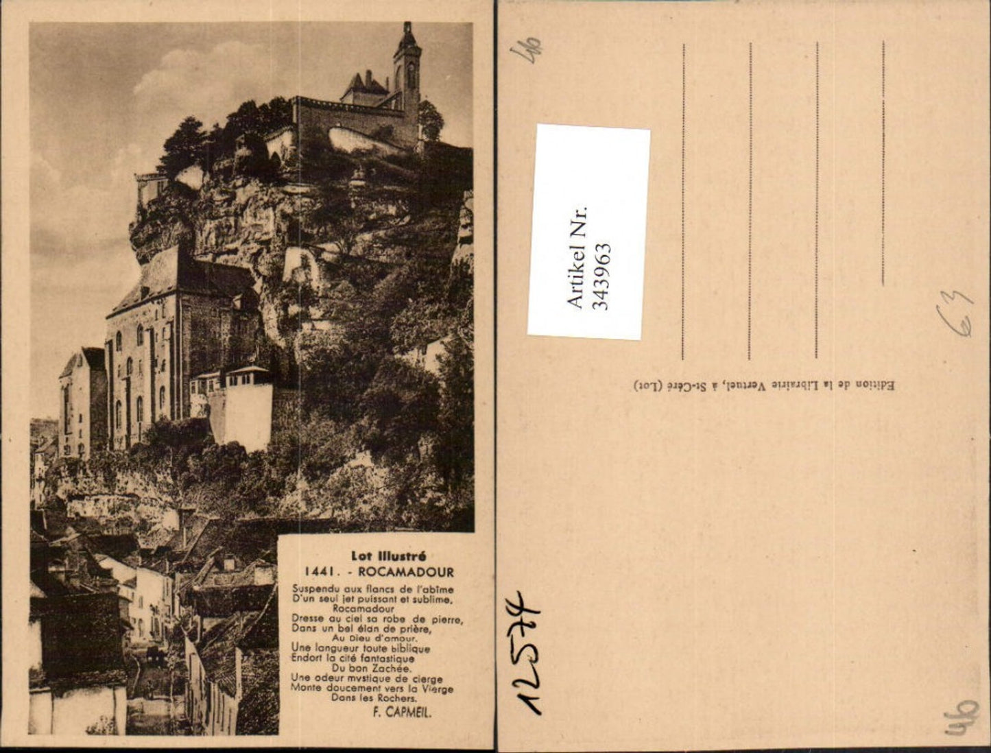 343963,Midi-Pyrenees Lot Rocamadour Schloss