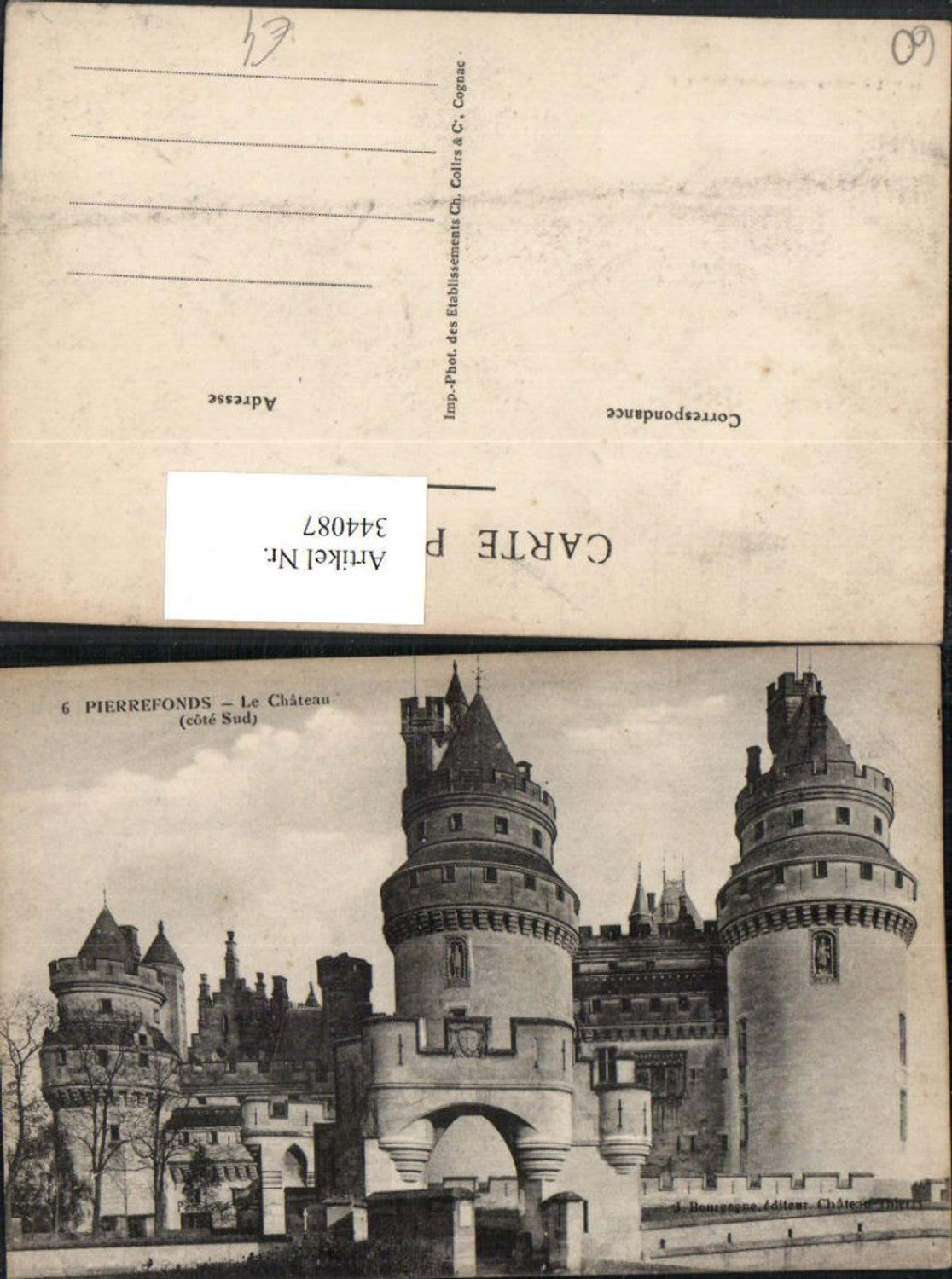 344087,Picardie Oise Pierrefonds Le Chateau Schloss