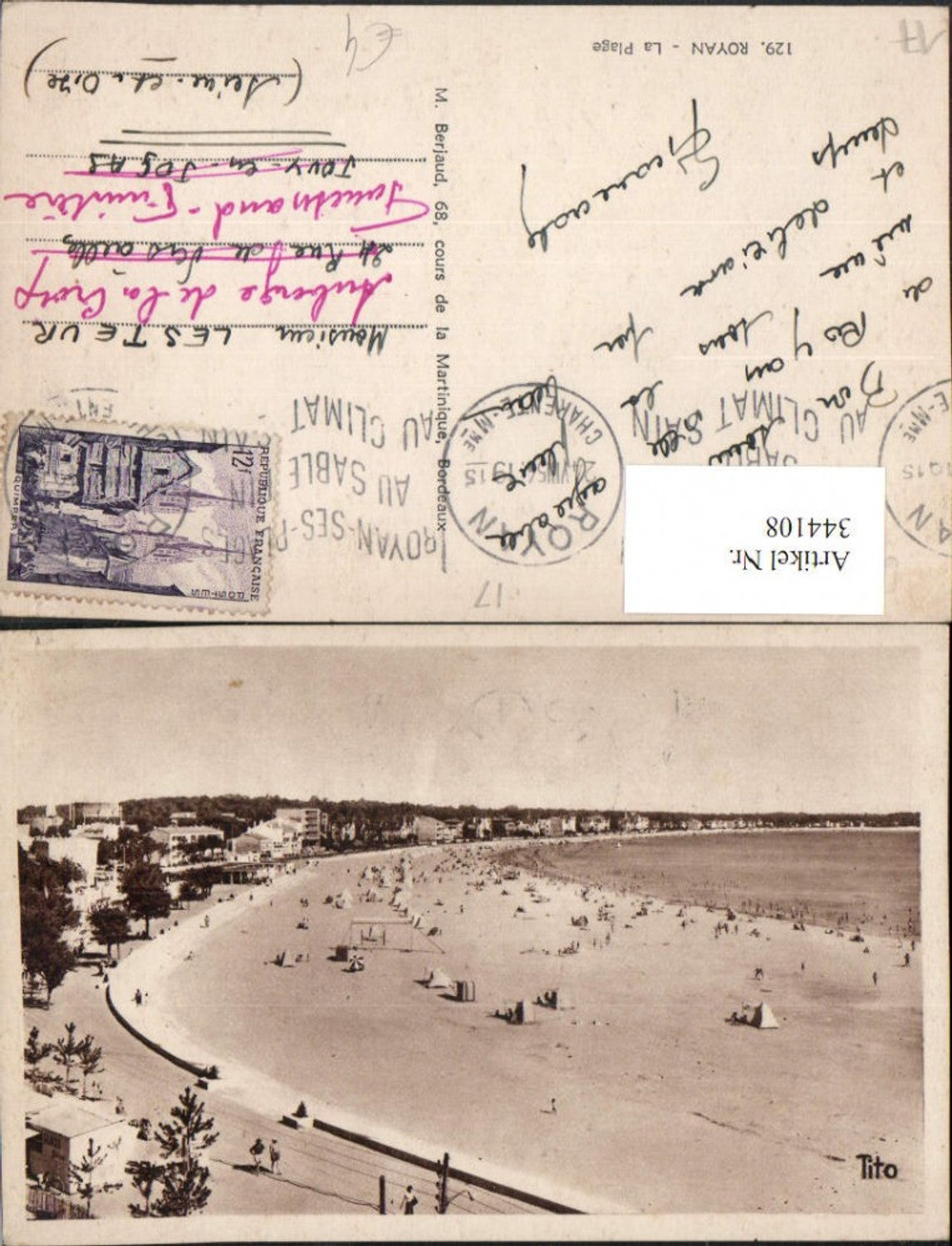 344108,Poitou-Charentes Charente-Maritime Royan La Plage Strand