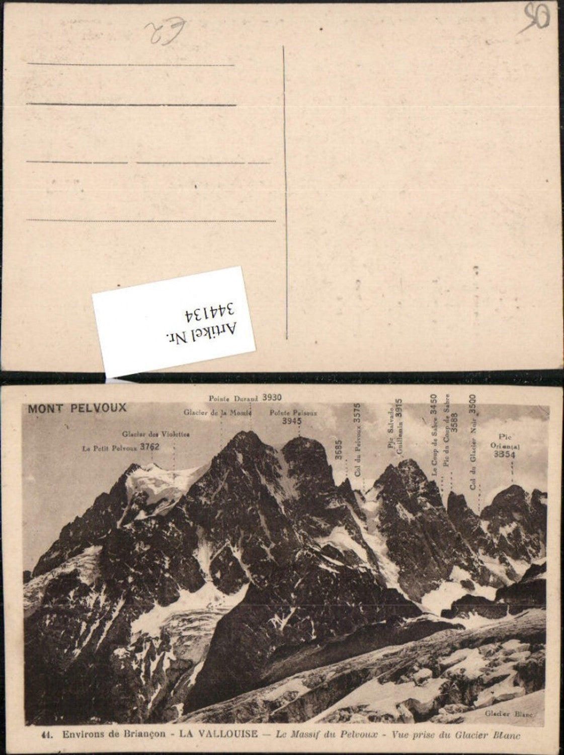 344134,Provence-Alpes-Cote-Azur Hautes-Alpes Braincon La Vallouise Massif du Pelvoux Bergkulisse