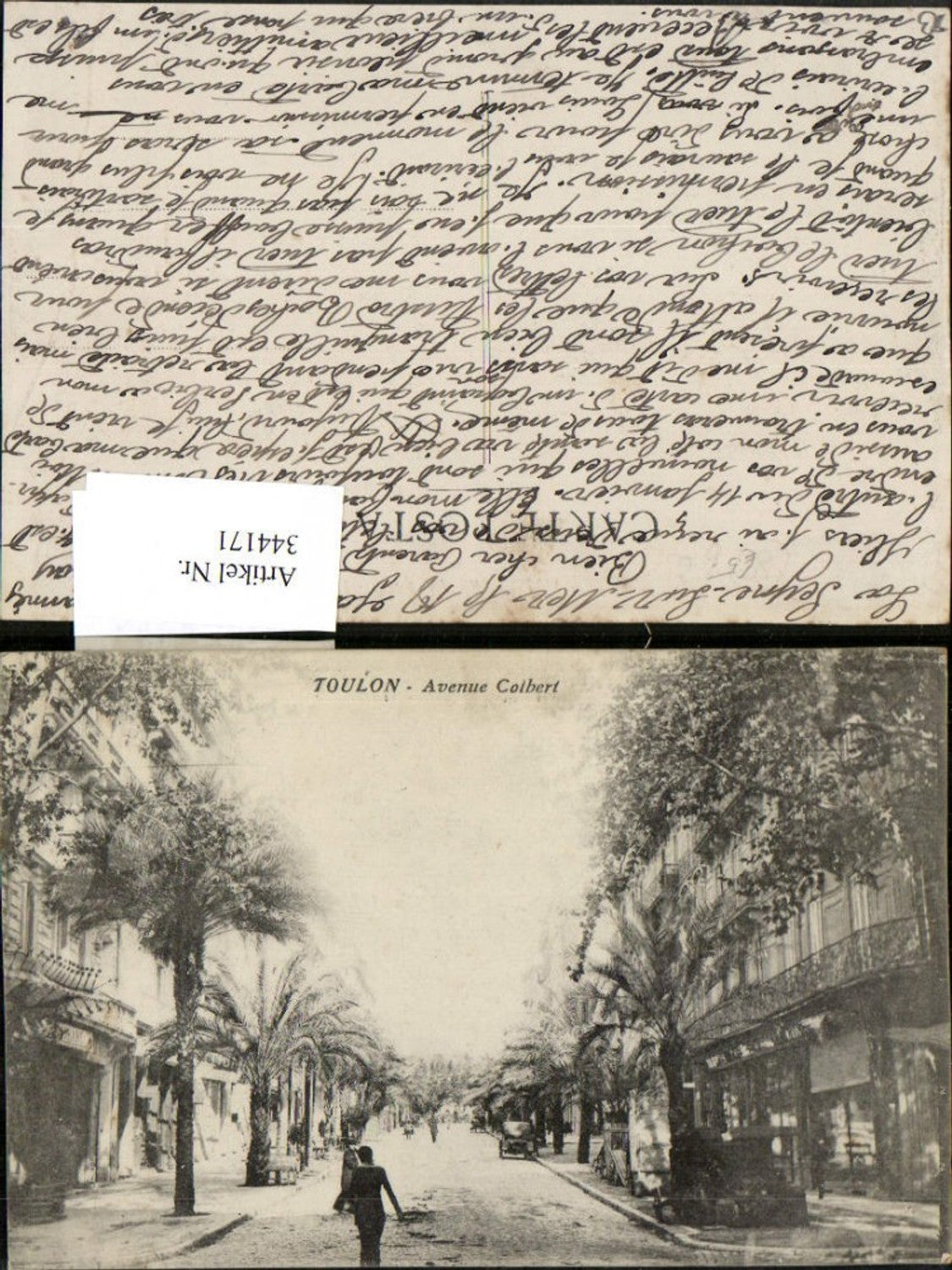 344171,Provence-Alpes-Cote-Azur Var Toulon Avenue Colbert Straßenansicht