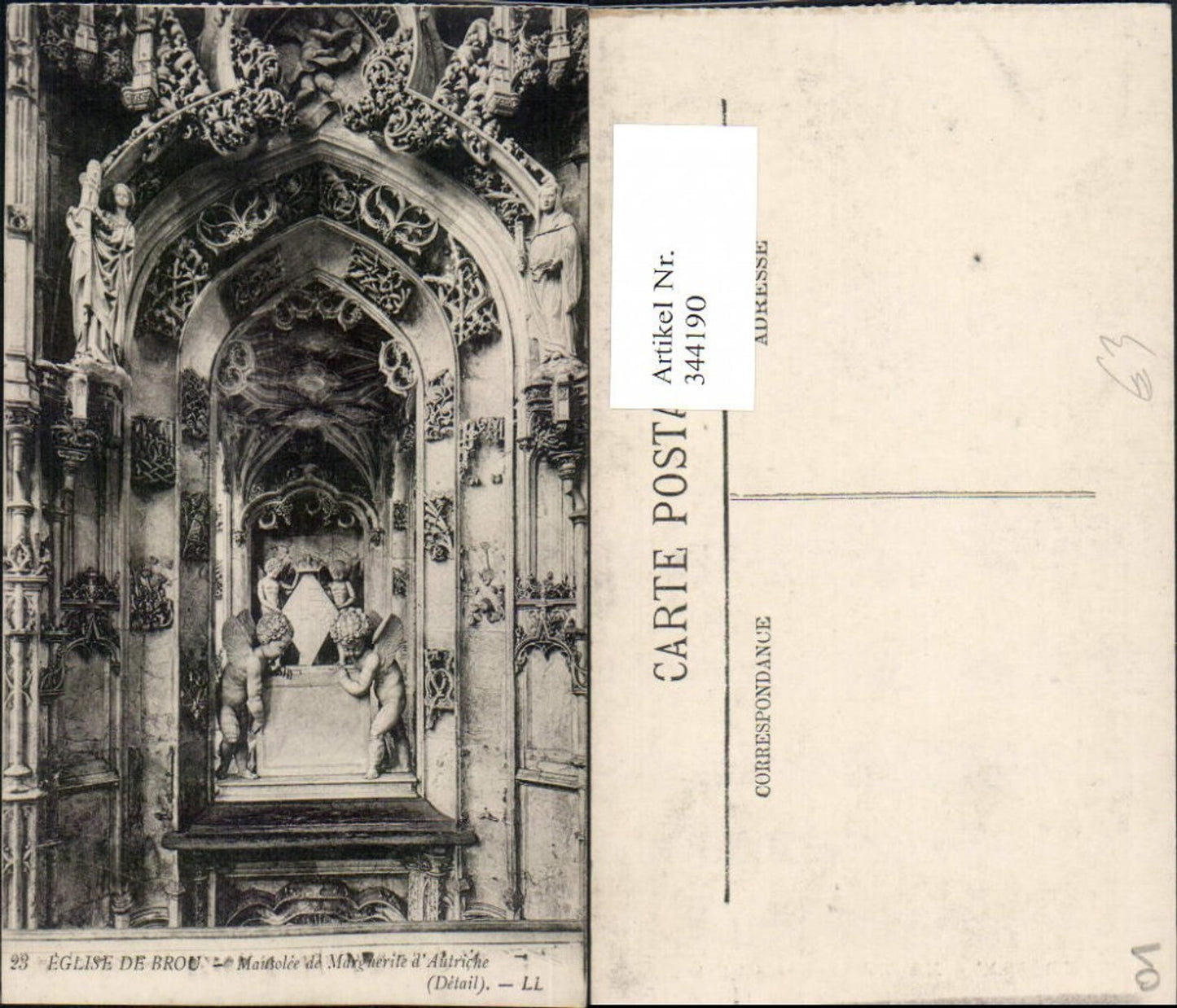 344190,Rhone-Alpes Ain Brou Eglise Mausolee de Marguerite d'Autriche Mausoleum