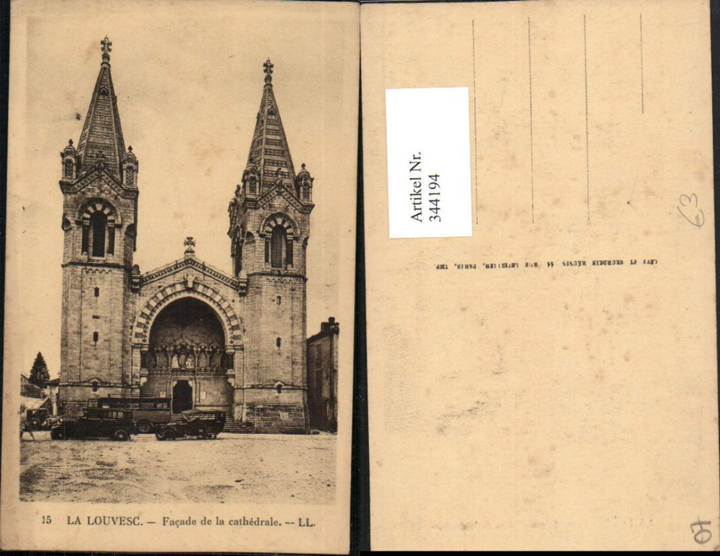 344194,Rhone-Alpes Ardeche La Louvesc Cathedrale Kirche