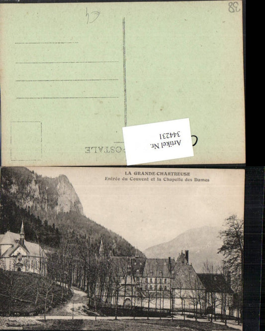 344231,Rhone-Alpes Isere Grande Chartreuse Entree du Couvent et la Chapelle des Dames Kloster
