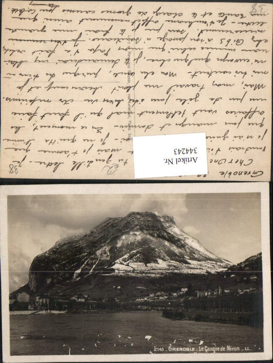 344243,Rhone-Alpes Isere Grenoble Le Casque de Neron Teilansicht Bergkulisse