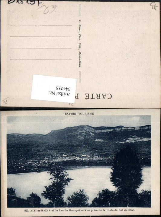 344258,Rhone-Alpes Savoie Aix-les-Bains et le Lac du Bourget Totale See