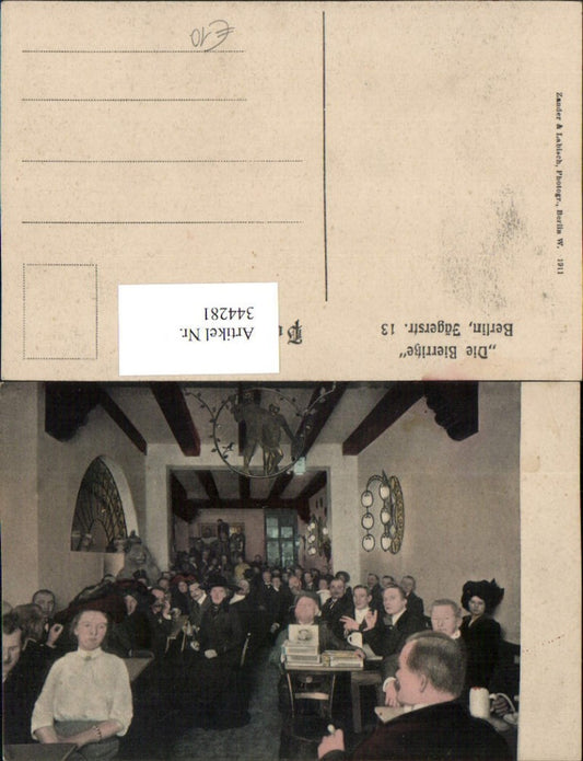 344281,Berlin Jägerstraße 13 Die Bierritze Stube Bier