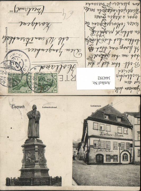 344392, Eisenach Luther Monument Luther House Multi-image map