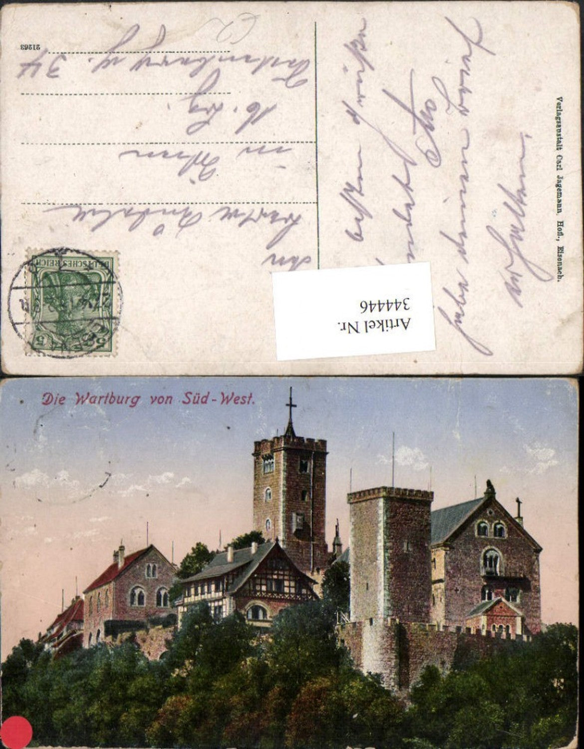 344446,Eisenach Die Wartburg Burg