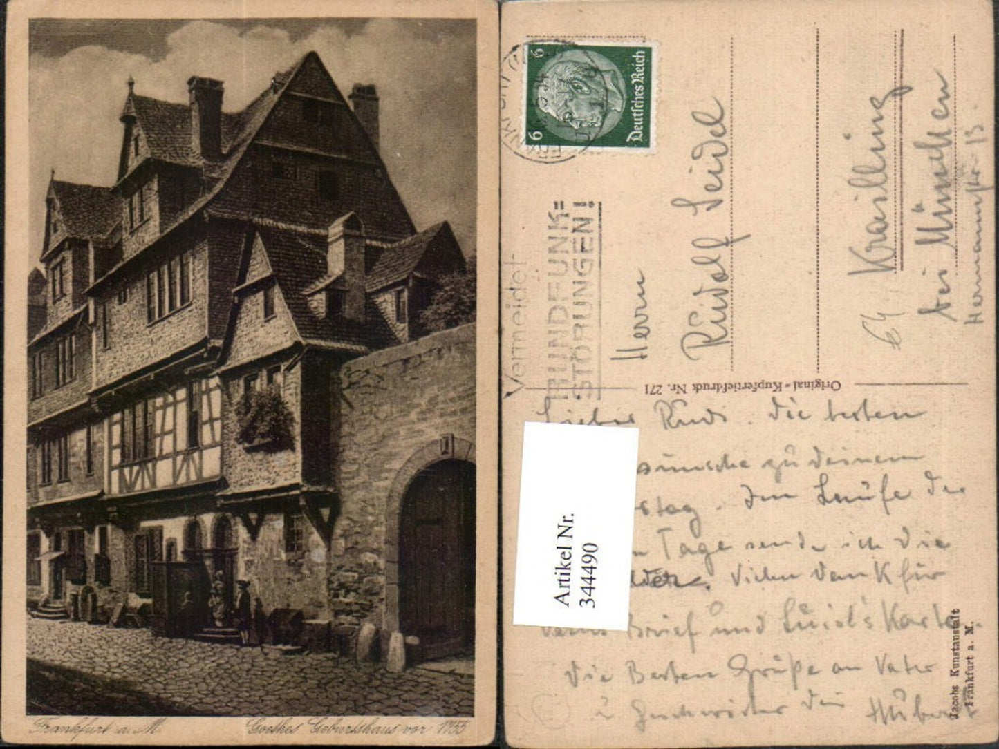 344490,Frankfurt am Main Goethes Geburtshaus