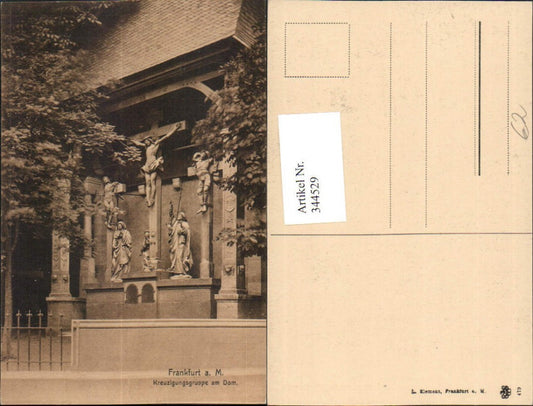 344529,Frankfurt am Main Kreuzigungsgruppe am Dom Kruzifix