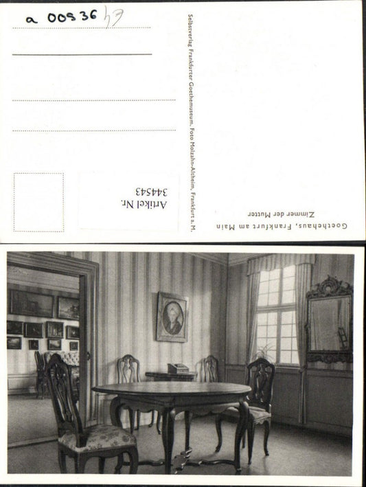 344543,Frankfurt am Main Goethehaus Zimmer der Mutter Innenansicht