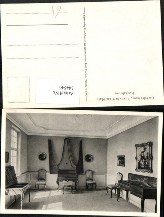 344546,Frankfurt am Main Goethehaus Musikzimmer Innenansicht