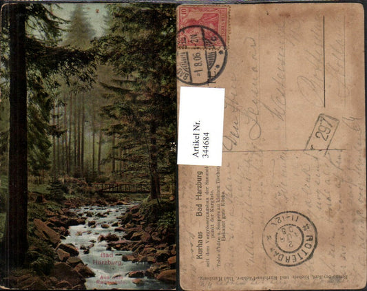 344684,Bad Harzburg Aus dem Radauthale Bach