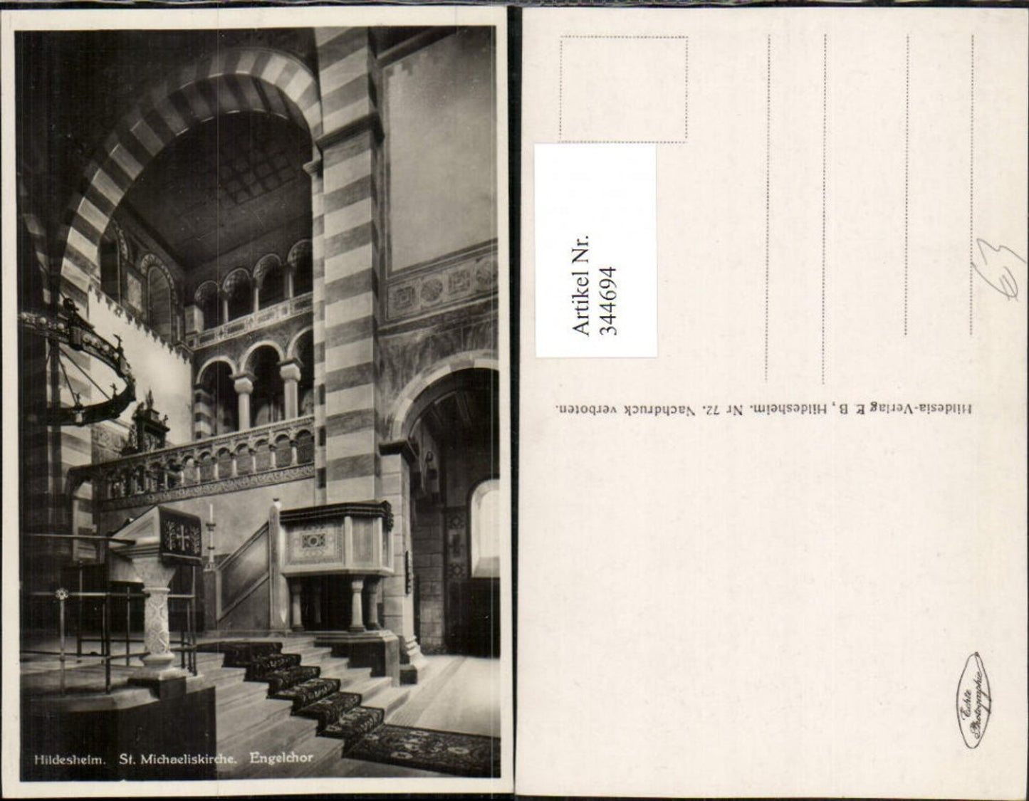 344694,Hildesheim St. Michaeliskirche Kirche Engelchor