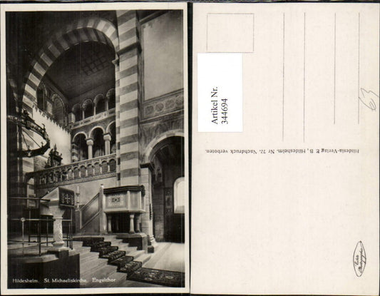 344694,Hildesheim St. Michaeliskirche Kirche Engelchor