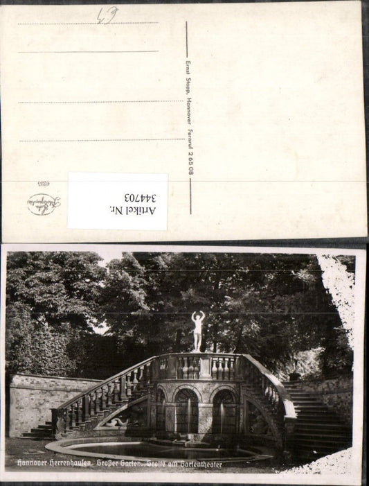 344703,Hannover Herrenhausen Großer Garten Grotte am Gartentheater