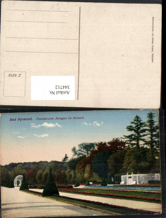 344712,Bad Pyrmont Französische Anlagen im Kurpark pub Ottmar Zieher 4276